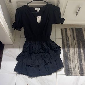 allison new york ruffle dress